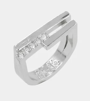 Anekke Anillo Con Brillantes Plateado | Joyería