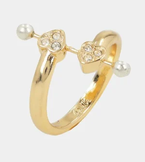 Anekke Anillo Corazones Dorado | Joyería