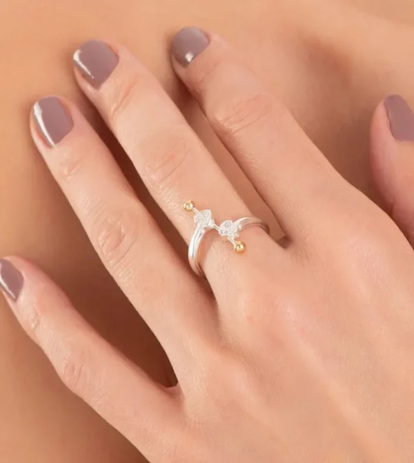 Anekke Anillo Corazones Plateado | Joyería