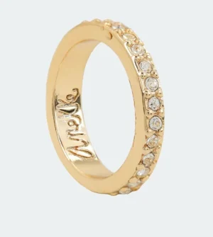 Anekke Anillo Piedrecitas Dorado | Joyería