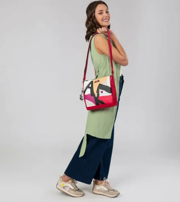 Anekke Bandolera 3 Compartimentos Fashion | Bolsos De Hombro