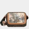 Anekke Bandolera 3 Compartimentos Shoen Brush | Bolsos De Fiesta