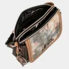 Anekke Bandolera 3 Compartimentos Shoen Brush | Bolsos De Fiesta