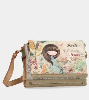 Anekke Bandolera Con Solapa Amazonia | Bolsos De Fiesta