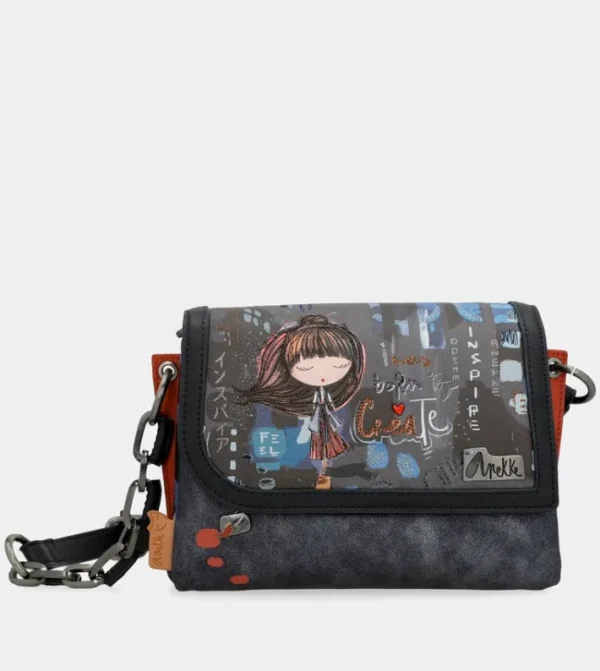 Anekke Bandolera De Solapa Contemporary | Bolsos De Fiesta