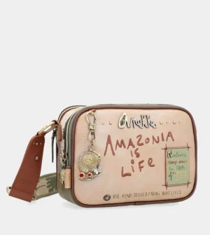 Anekke Bandolera Doble Compartimento Butterfly | Bolsos De Fiesta