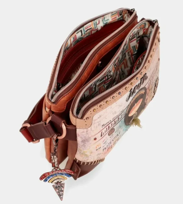 Anekke Bandolera Doble Compartimento Menire | Bandoleras