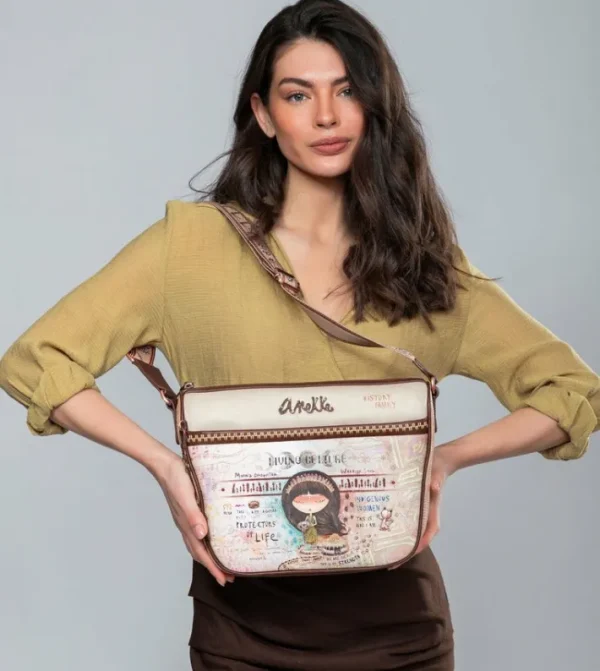 Anekke Bandolera Grande Con Bolsillos Menire | Bandoleras