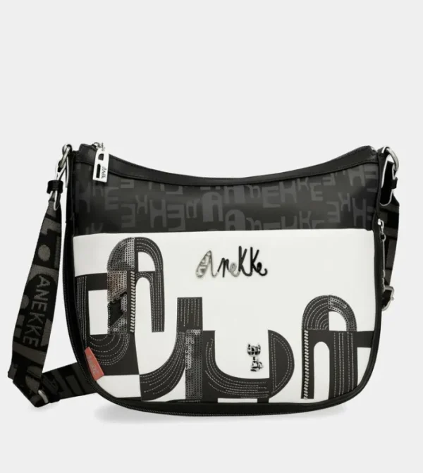 Anekke Bandolera Grande Nature Sixties | Bolsos De Hombro