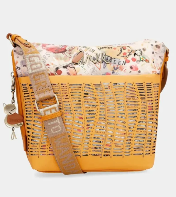 Anekke Bandolera Grande Ocre Nature Pachamama | Bandoleras