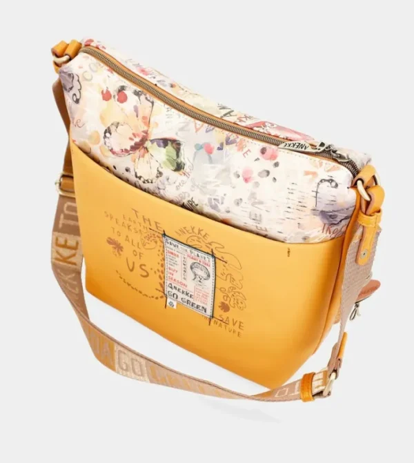 Anekke Bandolera Grande Ocre Nature Pachamama | Bandoleras