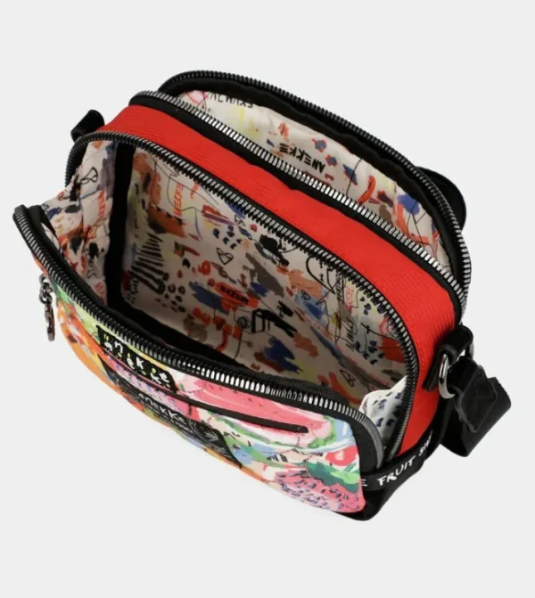 Anekke Bandolera Rectangular Roja Nature Colors | Bandoleras