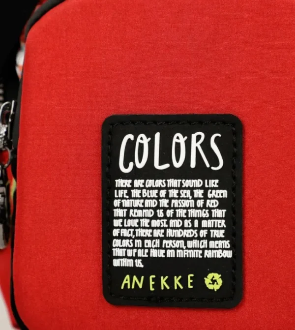 Anekke Bandolera Roja Con Bolsillos Nature Colors | Bandoleras