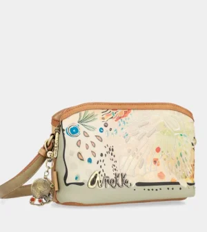 Anekke Bandolera Triple Compartimento Butterfly | Bolsos De Fiesta