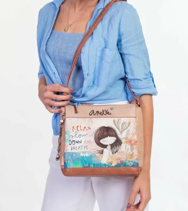 Anekke Bandolera Triple Compartimento Mediterranean | Bandoleras