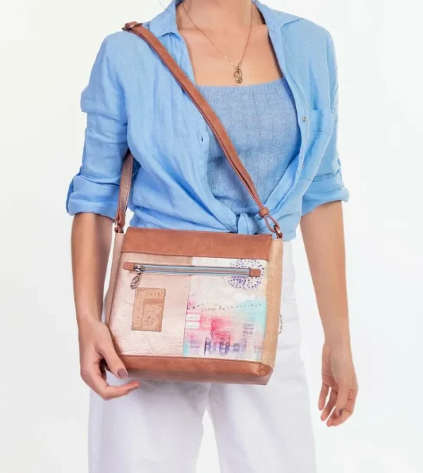 Anekke Bandolera Triple Compartimento Mediterranean | Bandoleras