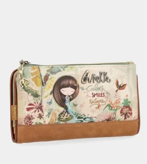 Anekke Billetero Flexible Estampado Rfid Amazonia | Carteras Y Monederos