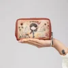 Anekke Billetero Rfid Mediano Peace & Love Camel | Carteras Y Monederos