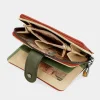 Anekke Billetero Rfid Mediano Peace & Love Camel | Carteras Y Monederos