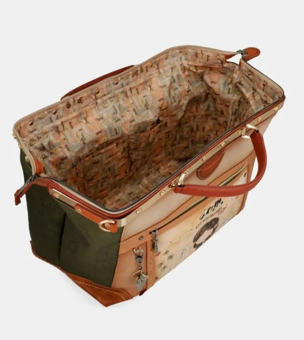 Anekke Bolsa De Viaje Peace & Love Camel | Bolsas De Viaje
