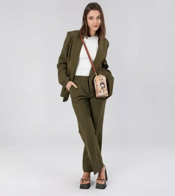 Anekke Bolso Billetero 3 En 1 Rfid Peace & Love Camel | Bandoleras