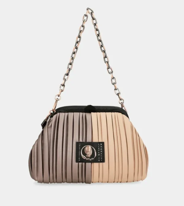 Anekke Bolso Bombonera Plisado Shoen Palette | Bolsos De Hombro