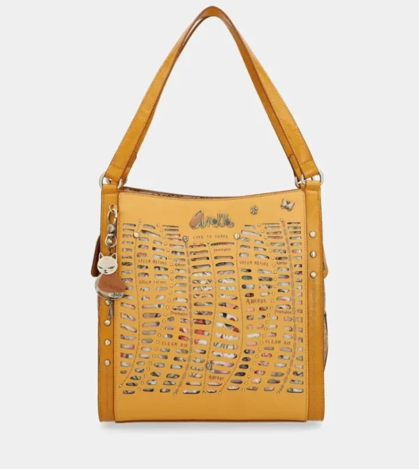 Anekke Bolso De Hombro Ocre Nature Pachamama | Tote & Shoppers