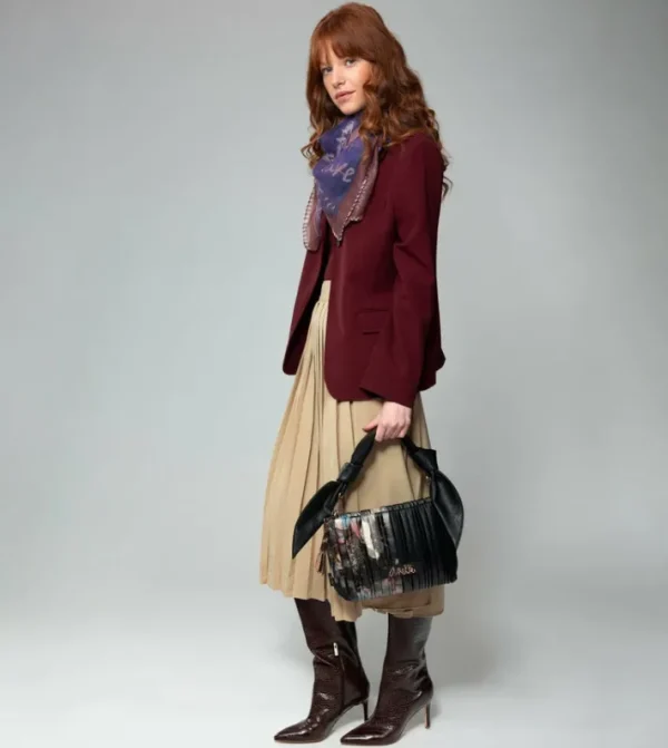 Anekke Bolso De Hombro Plisado Shoen Palette | Bolsos De Fiesta