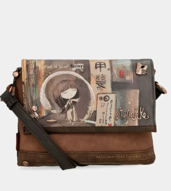 Anekke Bolso De Solapa 3 Compartimentos Shoen | Bolsos De Fiesta