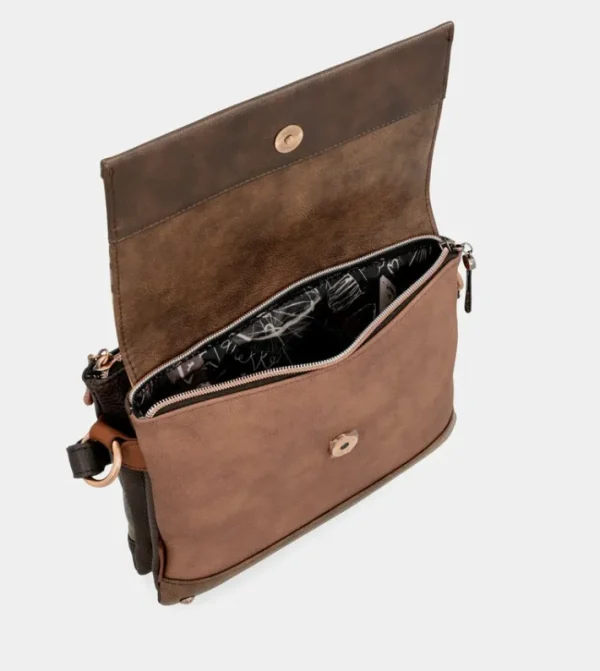 Anekke Bolso De Solapa 3 Compartimentos Shoen | Bolsos De Fiesta