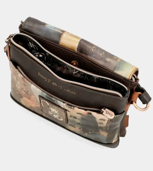 Anekke Bolso De Solapa 3 Compartimentos Shoen | Bolsos De Fiesta