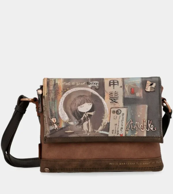 Anekke Bolso De Solapa 3 Compartimentos Shoen | Bolsos De Fiesta