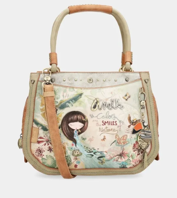 Anekke Bolso Estilo Bowling Estampado Amazonia | Bolsos De Mano