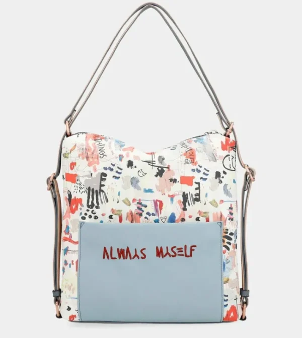 Anekke Bolso Hobo Convertible En Mochila Fun & Music | Mochilas Y Sacos