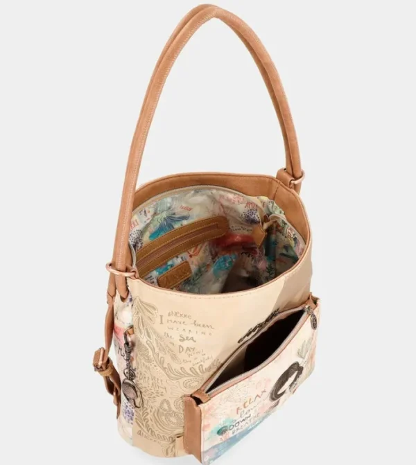 Anekke Bolso Hobo Convertible En Mochila Mediterranean | Mochilas Y Sacos