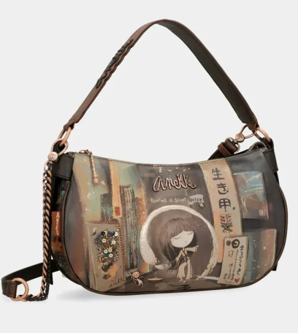 Anekke Bolso Ovalado Con Cadena Shoen | Bolsos De Fiesta