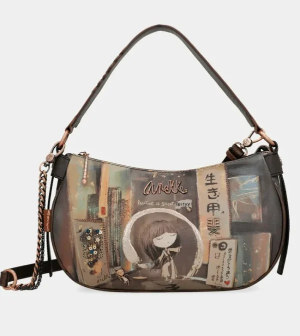 Anekke Bolso Ovalado Con Cadena Shoen | Bolsos De Fiesta