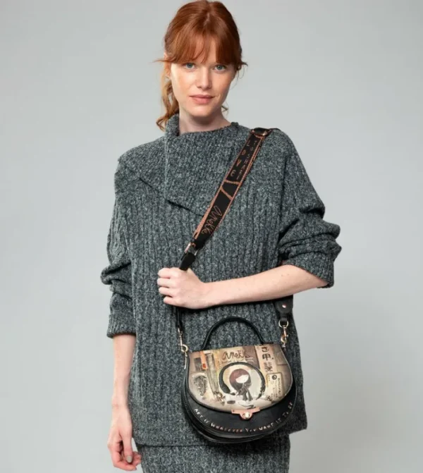 Anekke Bolso Ovalado Con Solapa Shoen | Bolsos De Fiesta