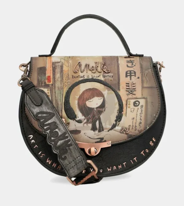 Anekke Bolso Ovalado Con Solapa Shoen | Bolsos De Fiesta