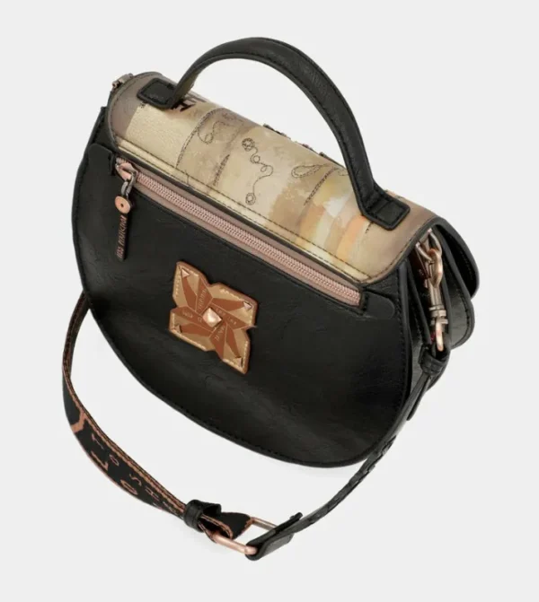Anekke Bolso Ovalado Con Solapa Shoen | Bolsos De Fiesta