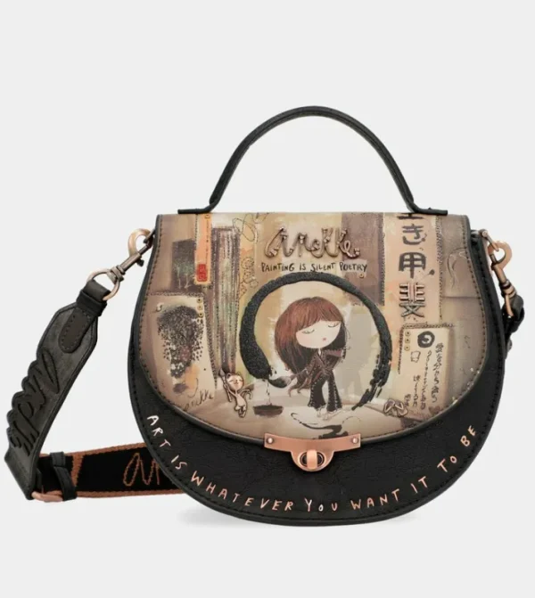 Anekke Bolso Ovalado Con Solapa Shoen | Bolsos De Fiesta