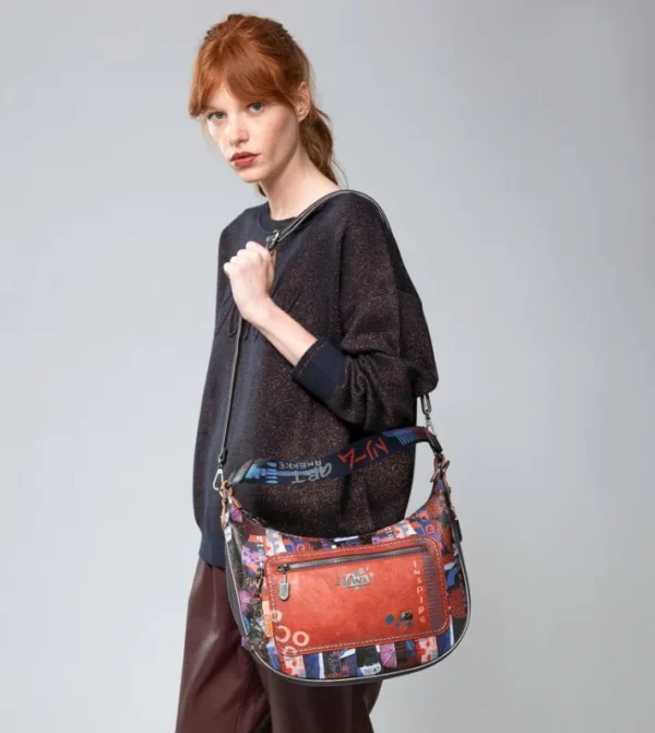 Anekke Bolso Ovalado Grande Kyomu | Bolsos De Hombro