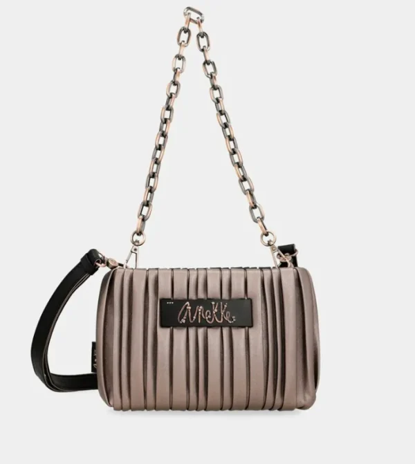 Anekke Bolso Plisado 2 Caras Shoen Palette | Bolsos De Fiesta