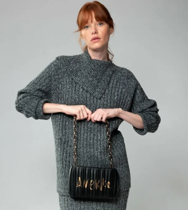 Anekke Bolso Plisado 2 Caras Shoen Palette | Bolsos De Fiesta