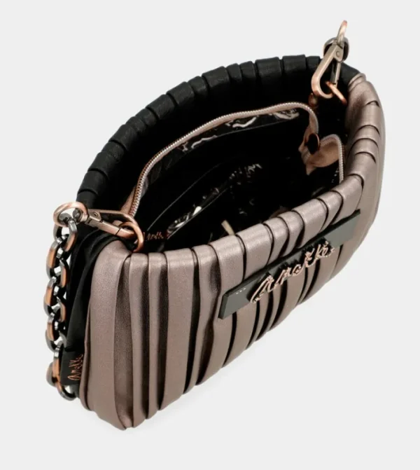 Anekke Bolso Plisado 2 Caras Shoen Palette | Bolsos De Fiesta
