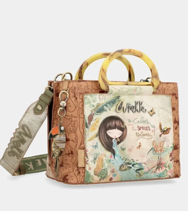 Anekke Bolso Tipo Doctor 3 Compartimentos Amazonia | Bolsos De Mano