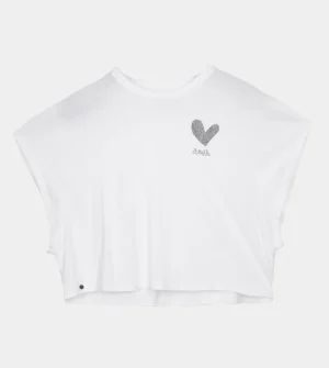 Anekke Crop Top Blanco | Camisetas