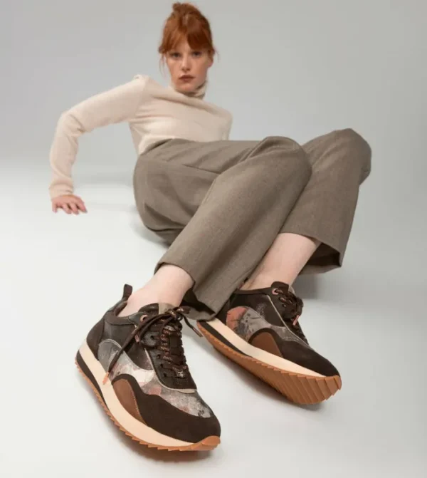 Anekke Deportivo Estampado Marron Palette | Zapatos