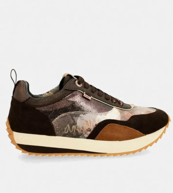 Anekke Deportivo Estampado Marron Palette | Zapatos