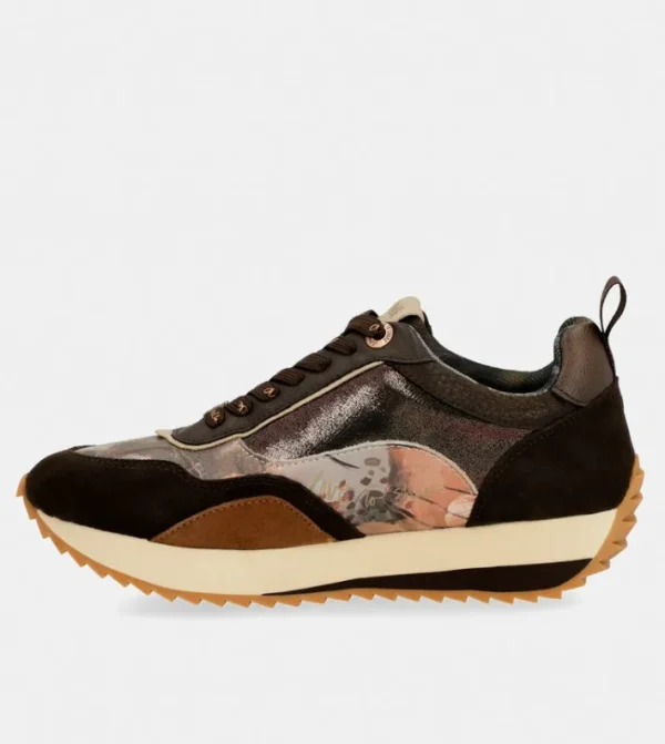 Anekke Deportivo Estampado Marron Palette | Zapatos